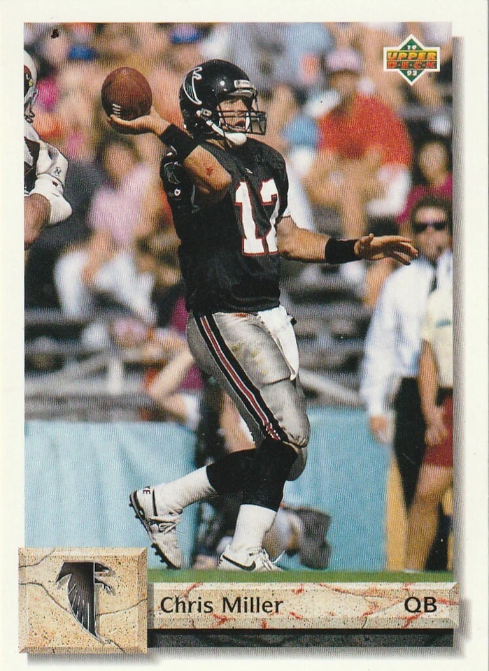 FREE SHIPPING-MINT-1992 Upper Deck #291 Chris Miller Atlanta Falcons  - Image 1 of 1