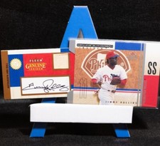 Limited set #05/10 !! 2004 fleer genuine insider auto #ai-jr2 Jimmy Rollins