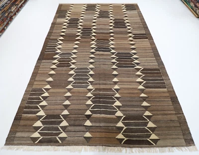 7 x 10 ft Soumak Kilim Area Afghan Hand Knotted Wool Kilim Living Room kilim - Image 1 of 4