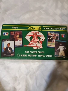 1991 Score BaseBall Collector Set 900 Player & 72 Motion Cards Factory Sealed - Picture 1 of 12