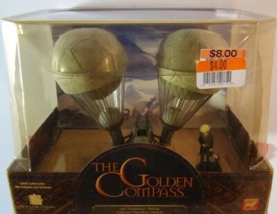 The Golden Compass Lee Scoresby's Airship Vehicle and Figure - New Collectable - Image 1 of 4