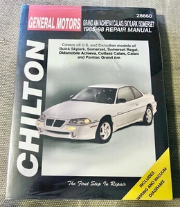 Chilton Repair Manual #28660 GM Grand Am Achieva Calais Skylark Somerset 1985-98 - Picture 1 of 1