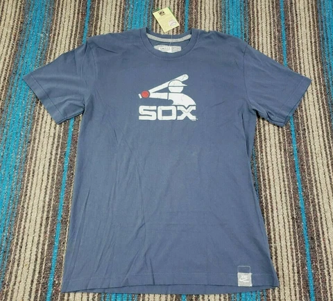 Brand New Nike Cooperstown Collection Chicago White Sox Retro T Shirt Sz Small Cover