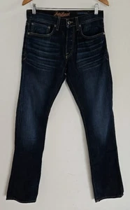 Lucky Brand 121 Legend Straight Asheville Dark Wash botón mosca para hombre 30x32 NUEVO - Imagen 1 de 14