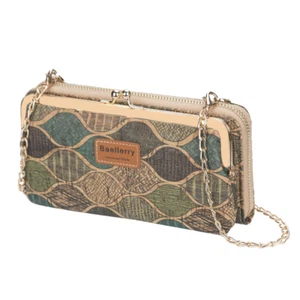 Fashion Women's W2 Multi-function Long Clutch Wallet Chain Phone Shoulder Bag - Picture 1 of 10