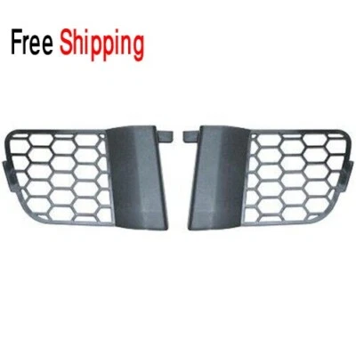 New For 2004-2006 Bumper Grille Ford F-150 Left & Right Primed Plastic Set 2pc - Image 1 of 4