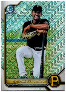 2022 Bowman Chrome Prospects #BCP-145 Shalin Polanco - Mojo FREE SHIPPING! - Picture 1 of 2