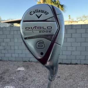 Callaway Diablo Edge 6 Hybrid Steel Stiff Flex w/ Headcover Oversize Grip - Picture 1 of 11