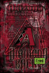 ARIZONA DIAMONDBACKS Poster, D-BACKS MLB Baseball Print Free Shipping Us - Picture 1 of 7