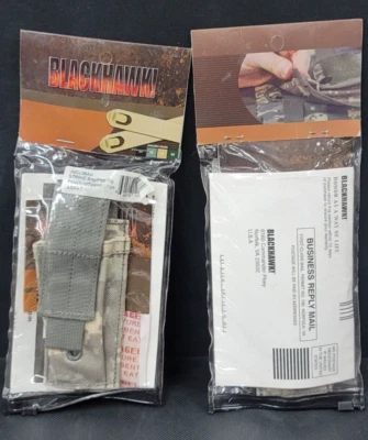 2x BLACKHAWK STRIKE Single Pistol Magazine Pouch w/Speed Clips 38CL06AU ARPAT - Image 1 of 4
