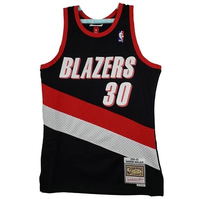 Camiseta Rasheed Wallace Portland Blazers Mitchell & Ness NBA Pequeña 1999-00 Nueva con Etiquetas Foto 1 de 4