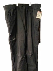 NWT Eddie Bauer Rip stop BLACK Pants Size XL NWT MSRP $19.99 - Picture 1 of 4