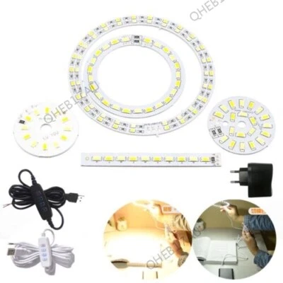 LED Chip Recessed Lighting Dimmable SMD5730 Light Beads Tricolor Adjustable 24H - Image 1 of 4