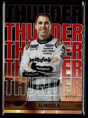 2023 Panini Chronicles Racing Thunder #7 Aric Almirola /99 - Image 1 of 2