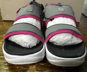 Sandalias deportivas Avia Atlantic para mujer gancho y bucle gris/rosa/blanco. Talla W11 - Imagen 1 de 7