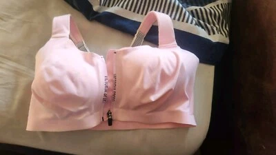 Victorias Secret 38DDD Front Close Underwire Sports Bra Pink - Image 1 of 3