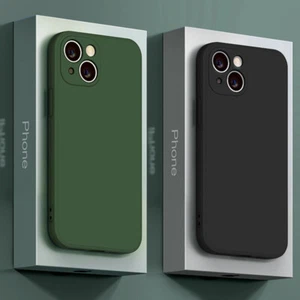 Case For iPhone 17 16 15 14 13 Pro Max 12 11 Liquid Silicone Rubber Soft Cover - Picture 1 of 23
