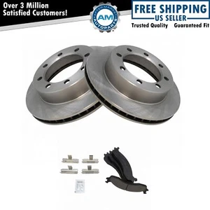 Front Premium Posi Ceramic Brake Pads & Rotor Kit for 95-97 Ford F250 F350 - Picture 1 of 5
