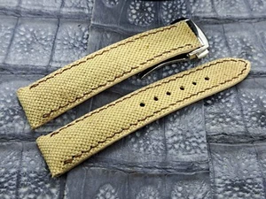 Correa de reloj de lona de 19 mm/16 mm moda militar moda minimalista - Imagen 1 de 14