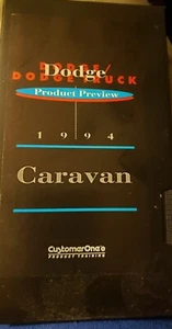 1994 Dodge Caravan Product Preview Dealer VHS  VCR Cassette Tape - Picture 1 of 1