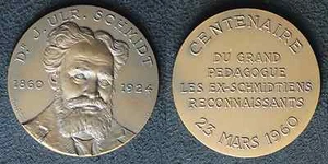 Medaglia - Dr J. Ulr Schmidt (1860-1924) - Ae g 22 mm 39,4 - Picture 1 of 1