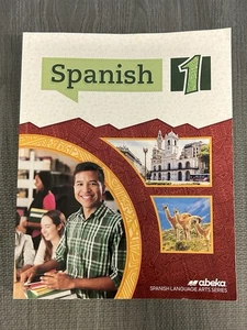 Abeka Spanish 1 Student Work Book Textbook 2020 Paperback Homeschooling - Imagen 1 de 16