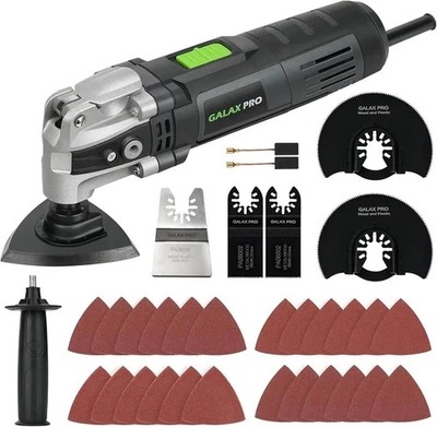 Galax Pro 400W Oscillating Tool with Accessories, Variable Speed Precision - Image 1 of 4