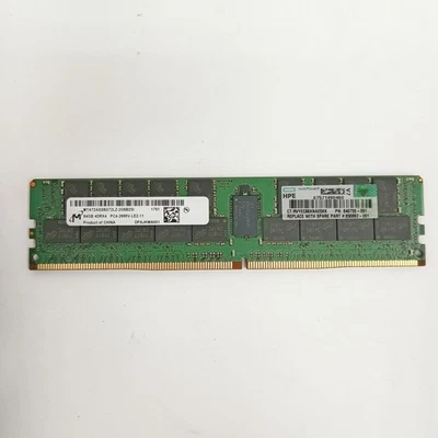 64GB 4Rx4 PC4-2666V-LE2-11 Server RAM Micron MTA72ASS8G72LZ-2G6B2SI - Image 1 of 2