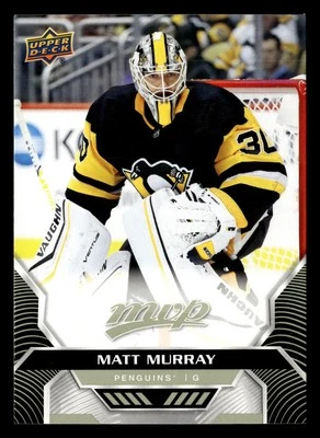 Matt Murray 2020-21 Upper Deck MVP #15 Pittsburgh Penguins HOCKEY *094 - Image 1 of 2