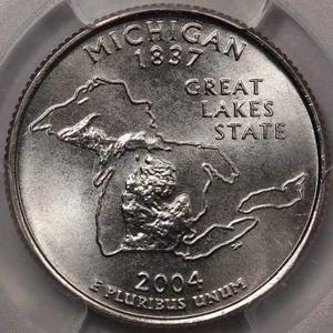 2004-D Michigan State Quarter PCGS MS-68 - Picture 1 of 4