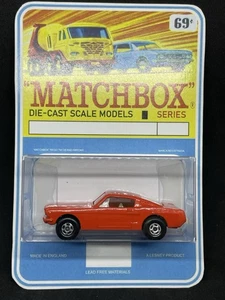Paquete blister Lesney Matchbox 8 personalizado Ford Mustang con ruedas súper rápidas - Imagen 1 de 7