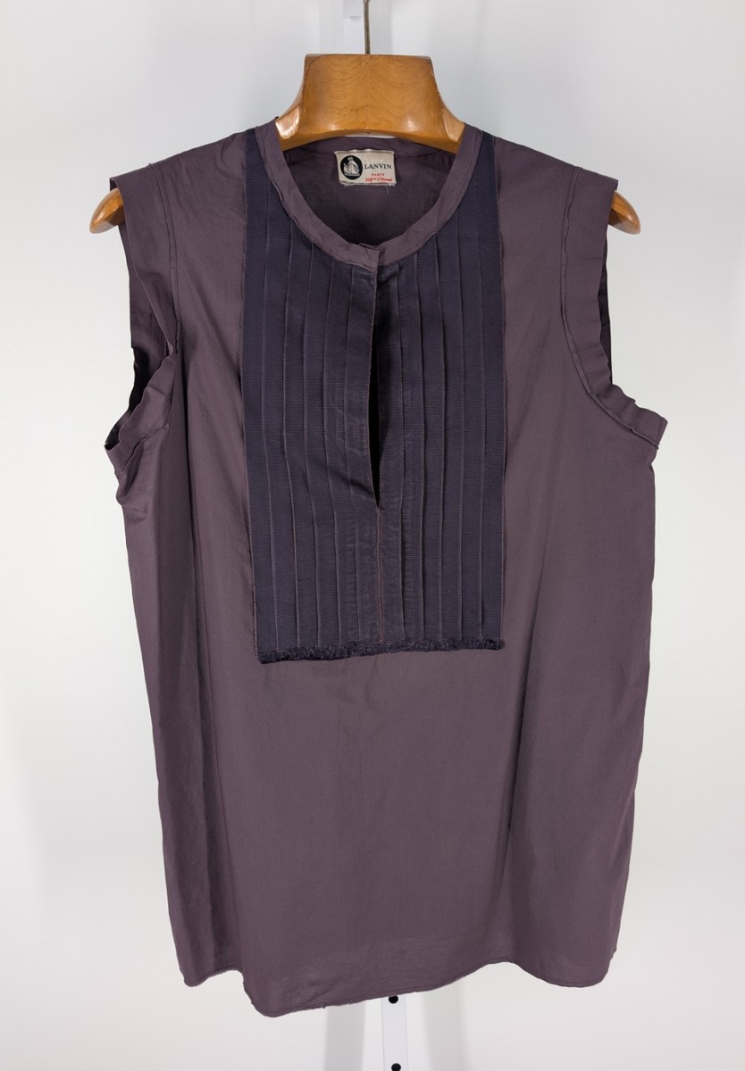 LANVIN silk チュニック？ブラウス LANVIN silk チュニック？ブラウス