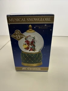 MR. CHRISTMAS MUSICAL SNOWGLOBE 15 SONGS SANTA 2009 Style 39901 WORKS - Bild 1 von 9