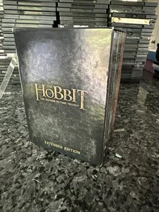 The Hobbit Trilogy Extended Edition DVD Black Box *Hard To Find* - Picture 1 of 16