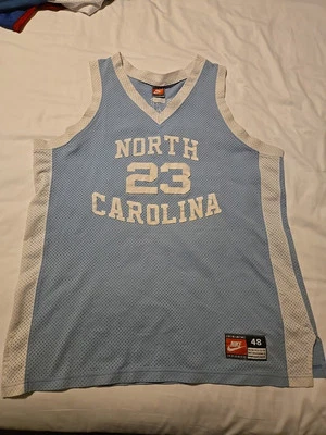 Nike North Carolina Tar Heels Jersey Authentic Michael Jordan Sz 48 XL Vintage  - Image 1 of 4