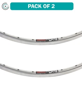 Pack of 2 CR-18 Sun Ringle 27in CR-18 Silver Pol 36 - Picture 1 of 2