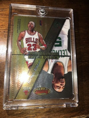 1997-98 Bowman's Best - Mirror Image Michael Jordan, Gary Payton, Stephon... - Image 1 of 2
