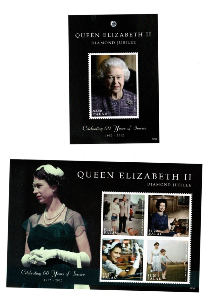 Hojas de recuerdo Palau sc#1131-2 (2013) MNH Foto 1 de 1