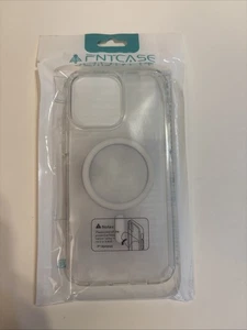 FNTCASE Apple iPhone 14 Pro Max MagSafe Thin Clear Case W/ Screen Protector - Picture 1 of 7