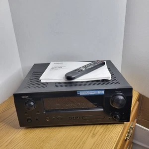 DENON AVR-589 AV receiver, 5.1 Surround w/ HDMI, remote And Manual Bundle - Picture 1 of 11