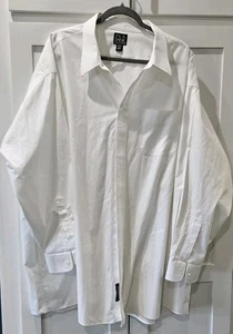 Camisa de vestir blanca para hombre 20 35 Jos A Bank resistente a las arrugas colección de viajeros - Imagen 1 de 10