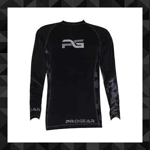 PULSE HERREN BASISSCHICHT KOMPRESSION TOP GYM FITNESS CROSSFIT YOGA GRAU & SCHWARZ - Bild 1 von 1