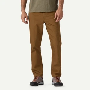 Pantalones de viaje Patagonia cilantro marrón sarga 5 bolsillos para hombre 35 nuevos con etiquetas - Imagen 1 de 3