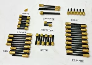 2004 2024 HARLEY SPORTSTER BRASS top hat ENGINE BOLT KIT chopper bobber cafe BB6 - Picture 1 of 5