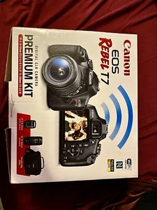 Canon EOS Rebel t7 Bundle w/ Extra Lenses And Accessories - Picture 1 of 24