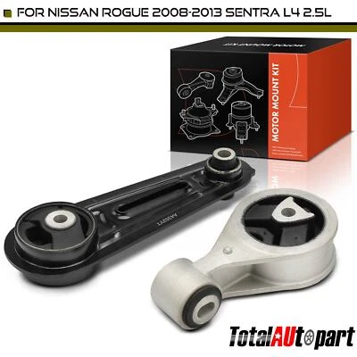 2x Montaje de puntal de par del motor para Nissan Sentra 2007-2012 Rogue 2008-2013 2,5 L Foto 1 de 4