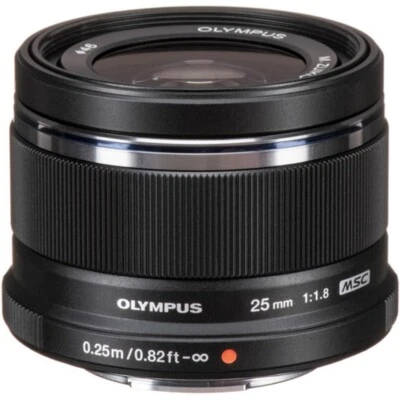 Olympus M.Zuiko Digital 25mm f/1.8 Lens - Black - Image 1 of 4