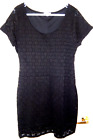 Isaac Mizrahi Lace Overlay Dress-XL, black $98 list!