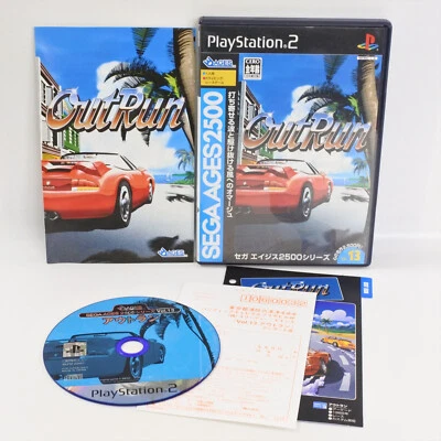 OUT RUN Sega Ages 2500 PS2 Playstation 2 For JP System 1866 p2 - Image 1 of 4