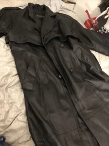 Wilson Leather Trench Coat - Picture 1 of 3